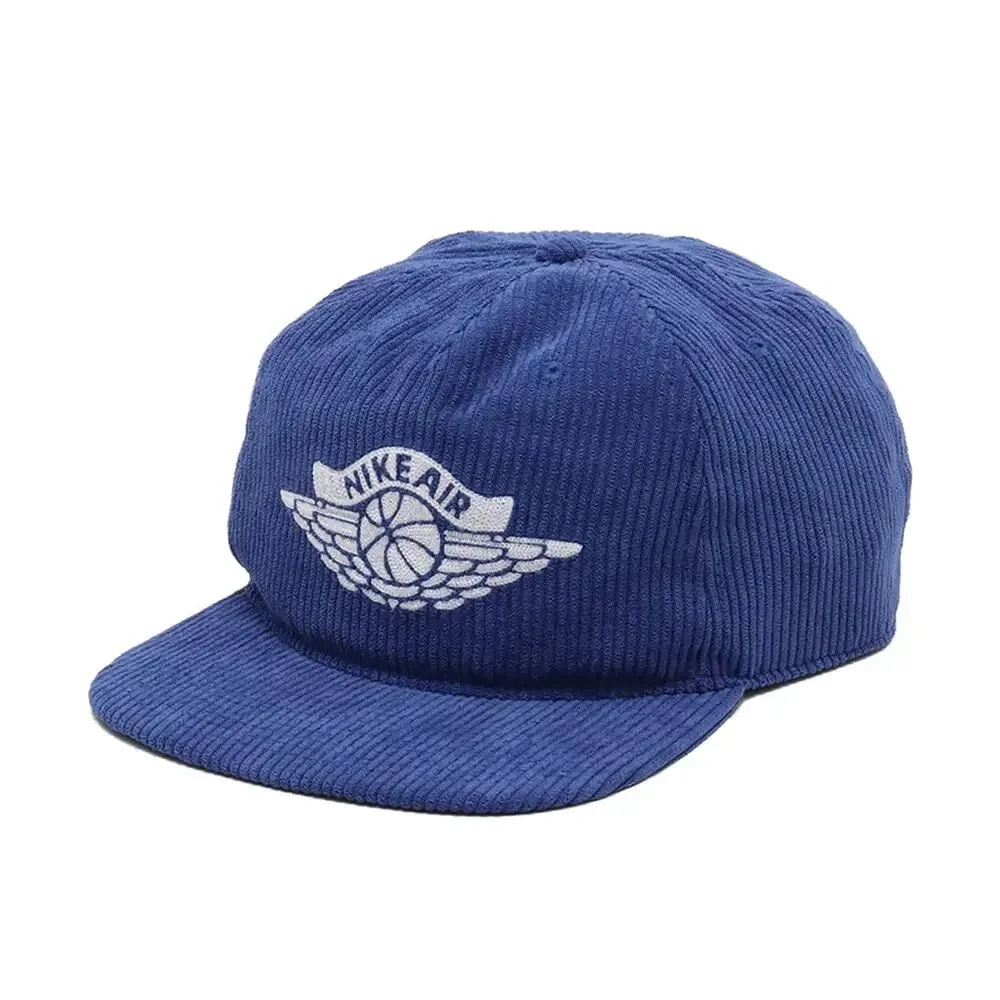 Jordan Pro Unstructured Cap Corduroy Hat Deep Royal Size S/M IB3937-485
